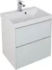 Aquanet 242522 Тумба с раковиной Гласс 60 цв.белый (242522)