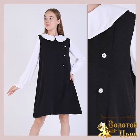 Платье школьное д (8-12) 250625-G811
