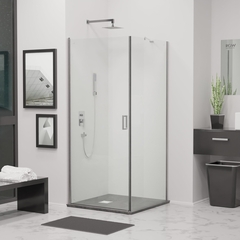 RGW 351203498-11 Душевой уголок  90* 80*195 RGW LE-034 (LE-003 + Z-14) Прямоуг./Хром/Прозрачное/6 мм (Easy) фото