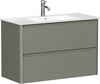 Allen Brau 1.370010.CGM 1.370010.CGM GRAVITY Тумба 100, 2 ящ., олива матовый (346147)