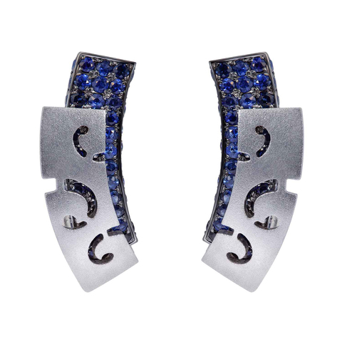 Серьги с Сапфирами, E0003-1/52