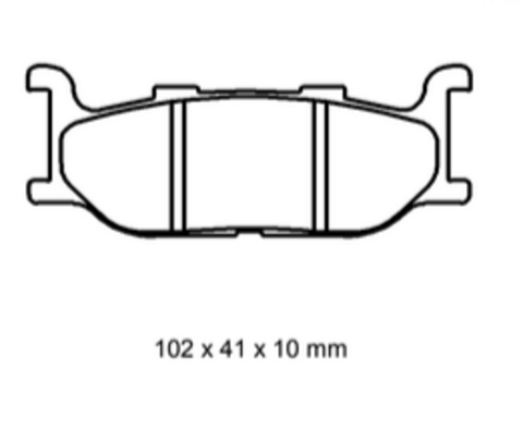 Колодки  G-brake   GM-02040S