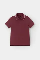 рубашка  для мальчика  КР 302597/красно-коричневый к536