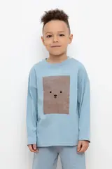 джемпер  для мальчика  КР 302256/пыльно-синий к432
