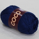 Пряжа Vita Coco 3857 темно-синий