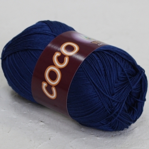 Пряжа Vita Coco 3857 темно-синий