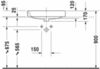 Раковина Duravit Happy D.2 2315600060