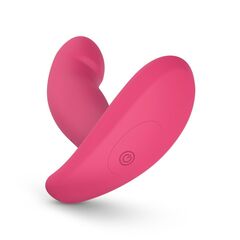 Розовый интерактивный вибромассажёр для ношения Ivy - 12,5 см. - 