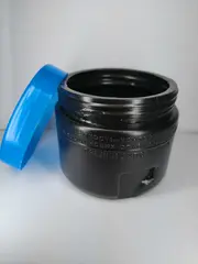 Емкость-контейнер 0,5 л ОЛДАНС одноразовая для медицинских отходов класс Г черный