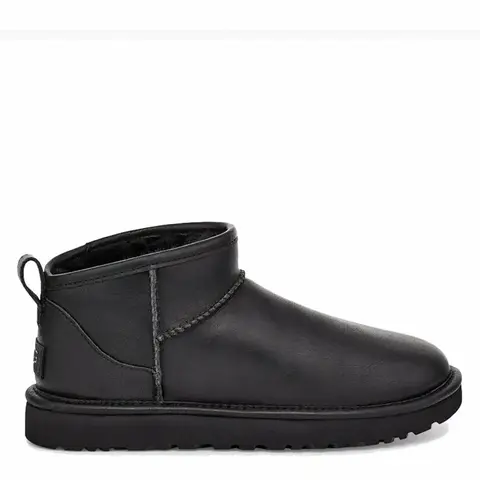 Ugg Classic Ultra Mini "Leather Black"