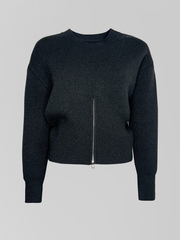 Джемпер JN 3358 однотонный с молнией снизу