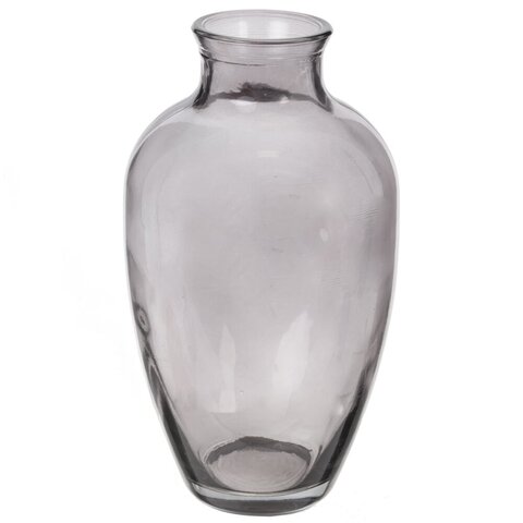 Ваза стеклянная (Высота 13 см) - Серый - купить