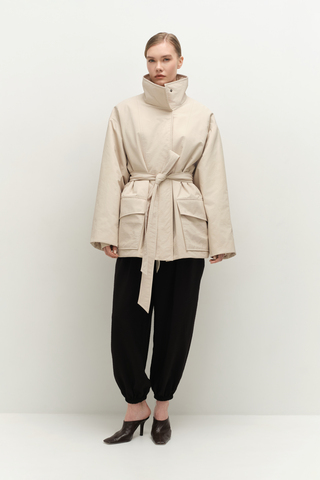 кремовый-серый