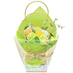 Сумочка Сладкий Букет с шоколадными яйцами, начиненными ореховым кремом VANOIR 300г.