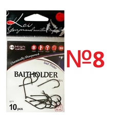 Крючок KOI "BAITHOLDER", размер 8 (INT), цвет BN
