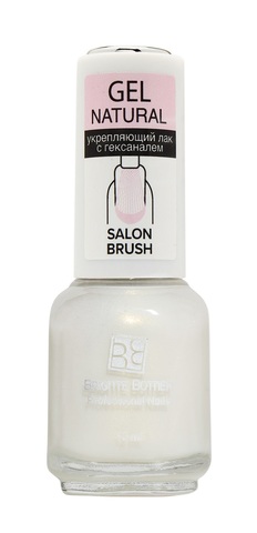 Brigitte Bottier GEL NATURAL укрепляющий тон 08 молочный с шиммером 12мл