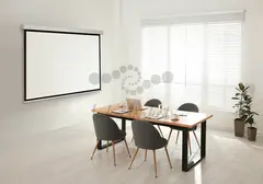 Экран Cactus 213x213см Wallscreen CS-PSW-213x213 1:1 настенно-потолочный рулонный белый — фото 5
