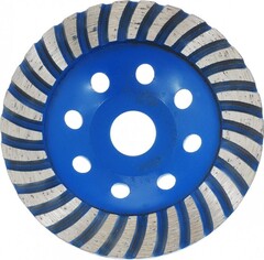 39520М Диск алмазный шлифовальный "чашка", посадочный диаметр 22,2 мм, "Турбо" широкие сегменты 125 мм  MOS