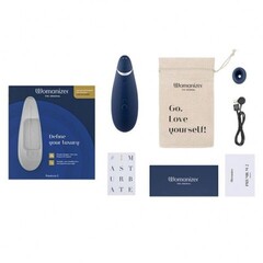 Бесконтактный клиторальный стимулятор Womanizer Premium 2 Blueberry