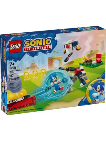 Конструктор Sonic 77001 Противостояние Соника у костра