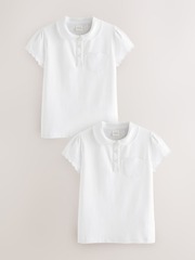 Поло школьное для девочки Next Q76-858, 2 шт., Белый