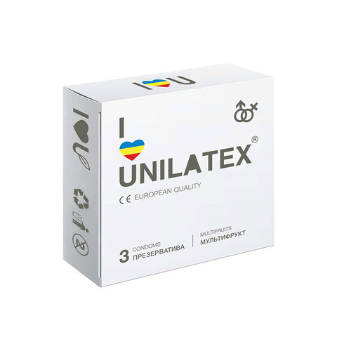 Презервативы Unilatex Multifruits 3 шт