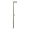Gessi OUTDOOR Набор для душевой стойки 63203: ручка смесителя, ручка переключателя, ручной душ и шланг 1500 мм., цвет Steel 63212#237