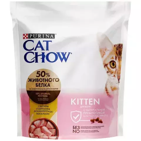 Purina Cat Chow сухой корм для котят (птица) 400 г