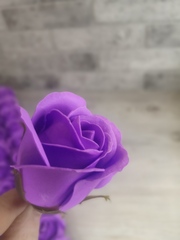 Мыльная роза Сиреневая 6см. 1шт.