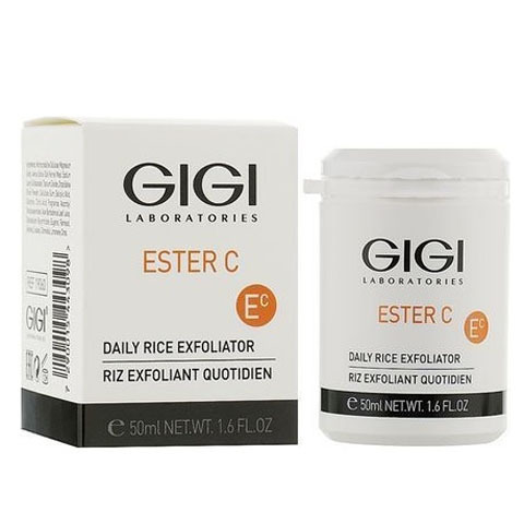 GIGI Ester C: Эксфолиант для очищения и микрошлифовки кожи лица (Daily Rice Exfoliator)