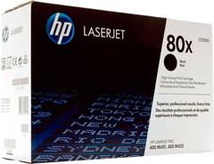 Картридж HP CF280X (HP 280X) черный для принтеров HP Color LaserJet Enterprise CP4525dn, CP4525n, CP4525xh; HP LaserJet Pro 400 M401a, M401d, M401dn, M401dw, M425dn, M425dw (увеличенная емкость - 6900 стр.)