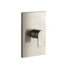 Gessi 44632#149 Gessi Emporio Via manzoni Внешние части для настенного смесителя на 1 позицию, цвет: Finox Brushed Nickel