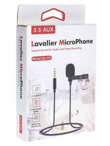 Микрофон петличный Lacalier MicroPhone GL-121