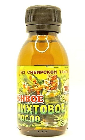 Масло пихтовое (из сибирской тайги), 100 мл