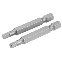 TOLSEN (TT20333) Набор вставок (бит) торцевых 1/4", Hex, 3 мм, 50 мм, 2 предмета