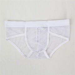 Плавки мужские белые  в сетку (размер S)