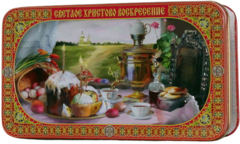 ШКАТУЛКА С ЧАЕМ "СВЕТЛОЕ ВОСКРЕСЕНИЕ" 60 г