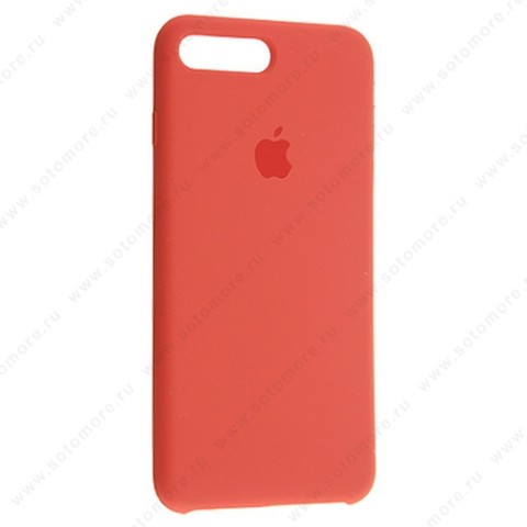 Накладка Silicone Case для Apple iPhone 8 Plus/ 7 Plus бордовый