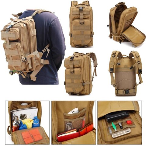 Картинка рюкзак тактический Skully Tactic RWZS29 army green - 19