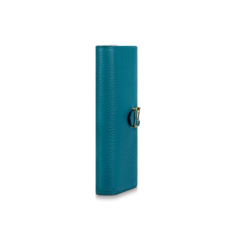 Кошелек Louis Vuitton Lv Vertical бирюзовый