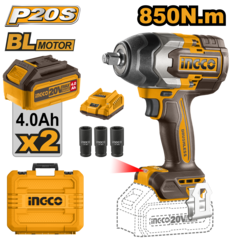 Аккумуляторный ударный гайковерт 20В Li-ion, б/щ 850 Нм INGCO CIWLI2085 INDUSTRIAL