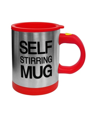 Кружка с автоматическим размешиванием Self Stirring Mug (red)