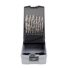 Набор сверл по металлу 1-13мм 25шт DIN338 HSS-G 118° (пл. кейс) Ruko 214215RO