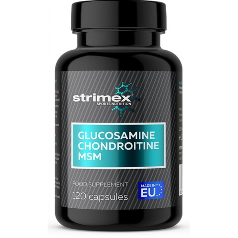 Комплекс Glucosamine-Chondroitine-MSM Strimex, 120 капс