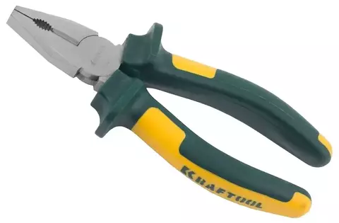 Комбинированные плоскогубцы 180 мм KRAFTOOL KRAFT-MAX 22011-1-18