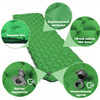 Картинка коврик надувной Skully WQ-mat-190x58x6 olive - 6