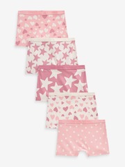 Трусы-шорты для девочки Next 412-300, 5 шт., Розовый
