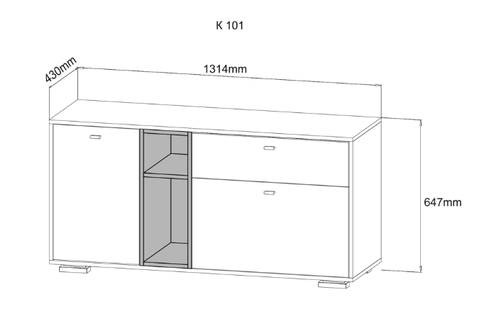 Комод Ланс К 101