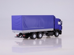 MAZ-6312 flatbed with awning blue-gray 1:43 AutoHistory