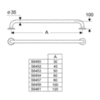 Ideal Standard Contour 21 S6452MY Поручень для ванны